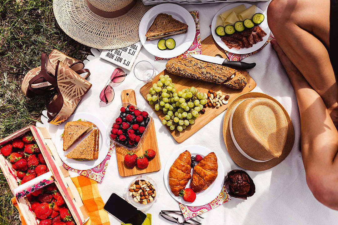 Outdoor Picnic, summer desktop, grass, SD Desktop Wallpaper