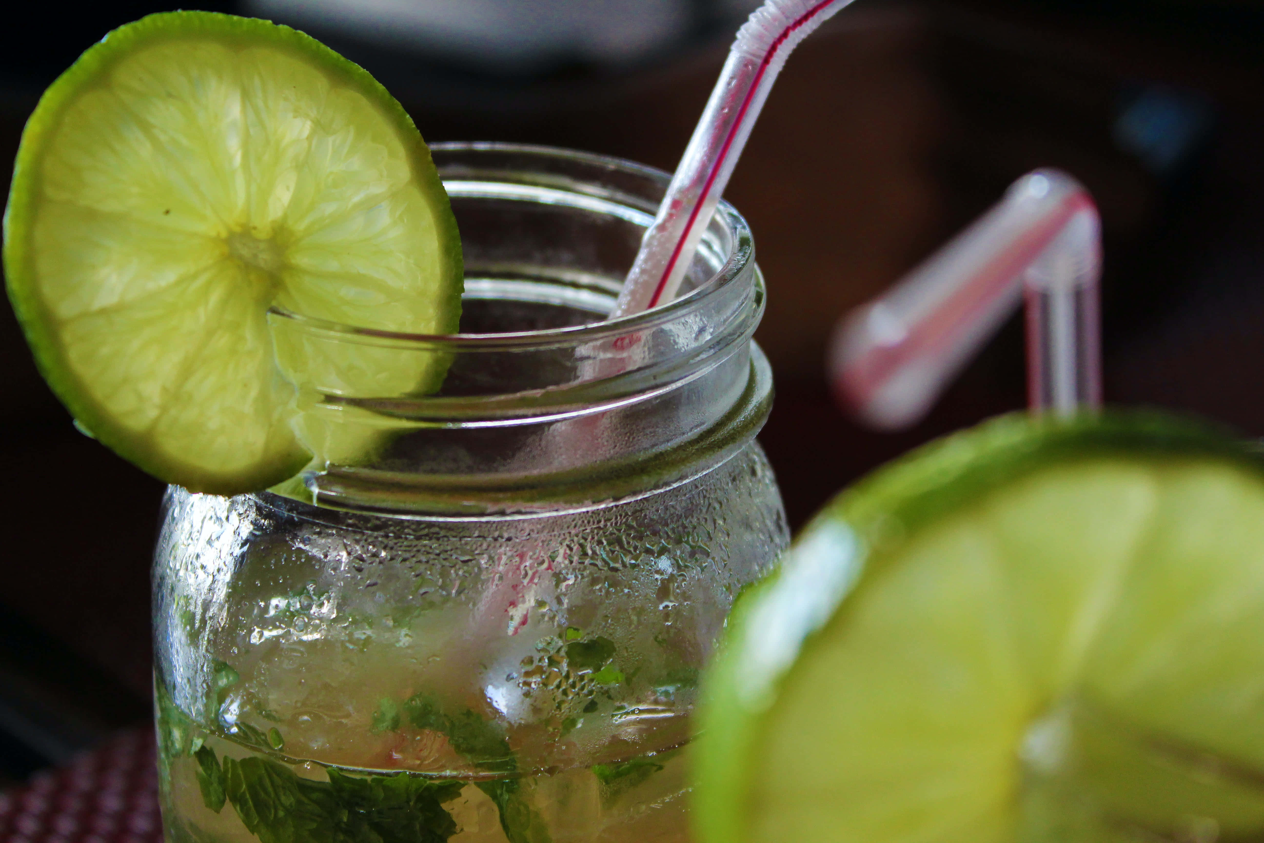 limeade, mason jar, mint, 5K Desktop Wallpaper