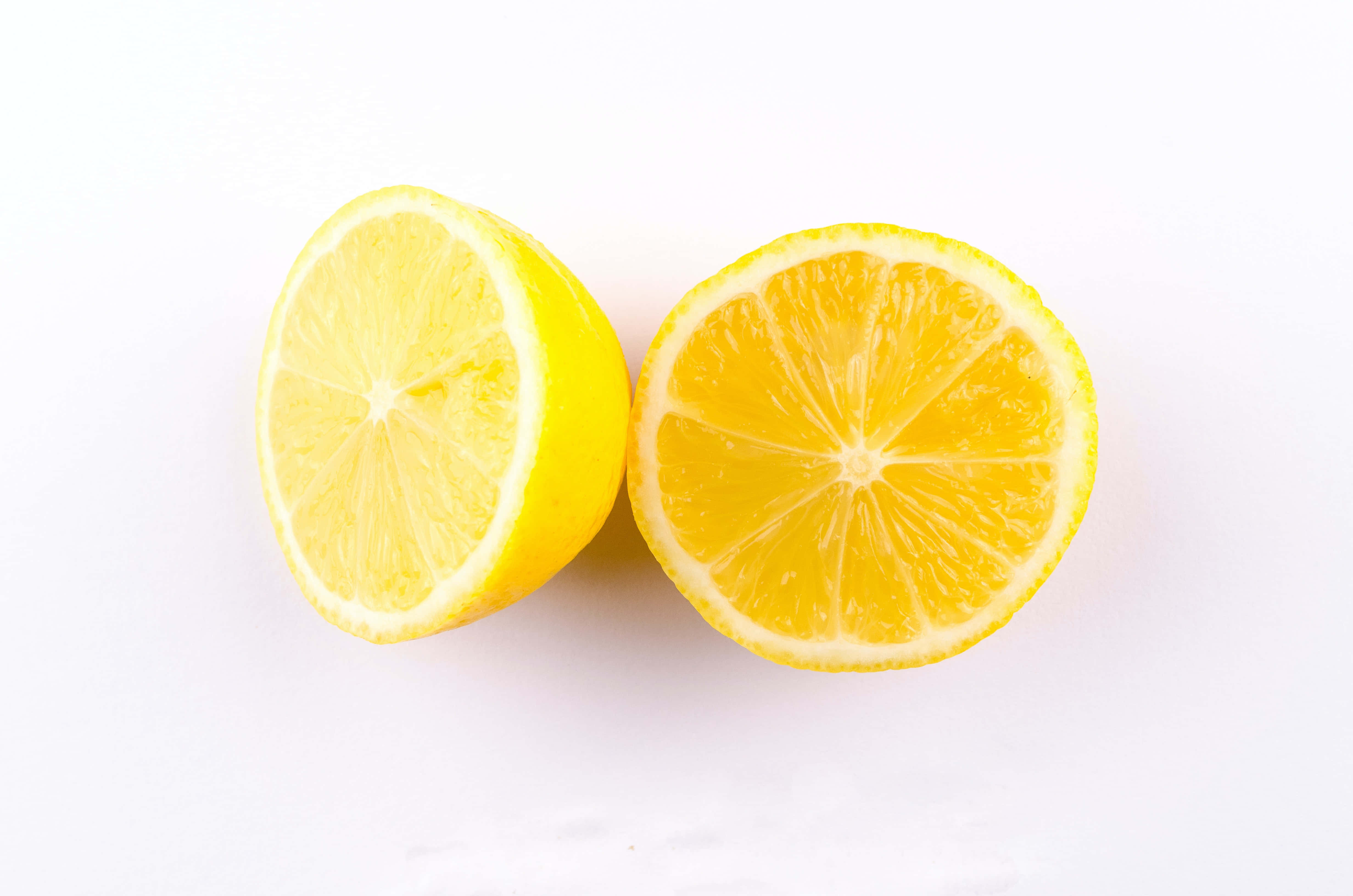 summer fruits, lemon halves, vibrant yellow, 4K Desktop Wallpaper