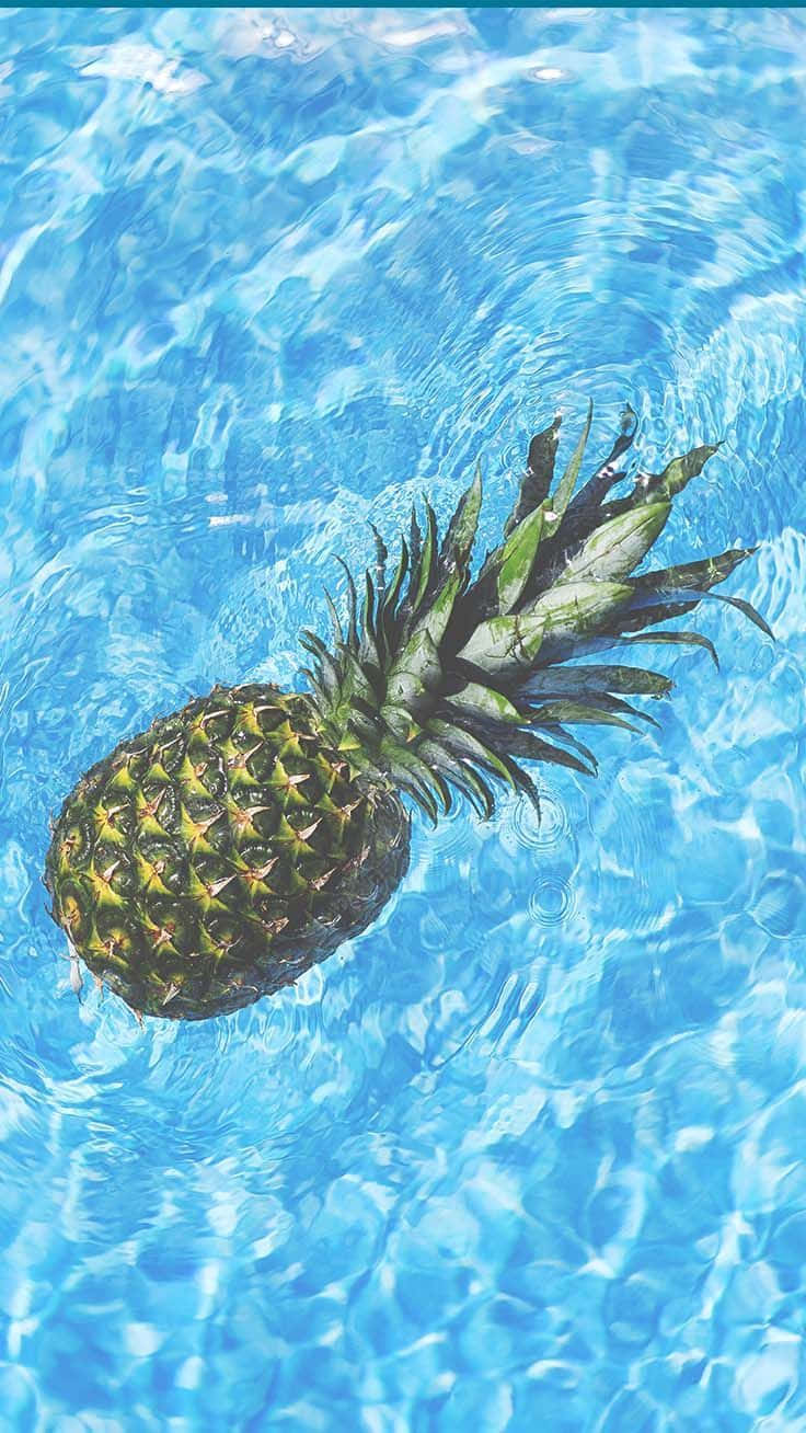 Summer Fun, pineapple, pool, HD Phone Wallpaper