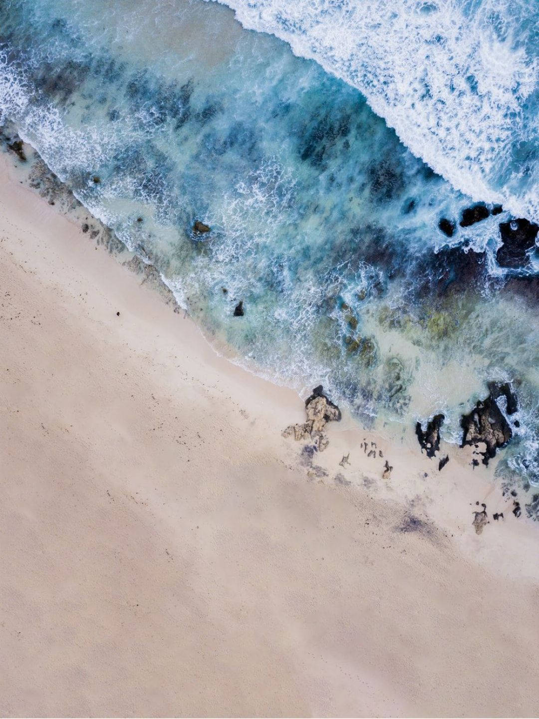summer iPad, turquoise waves, pale sandy beach, HD Phone Wallpaper