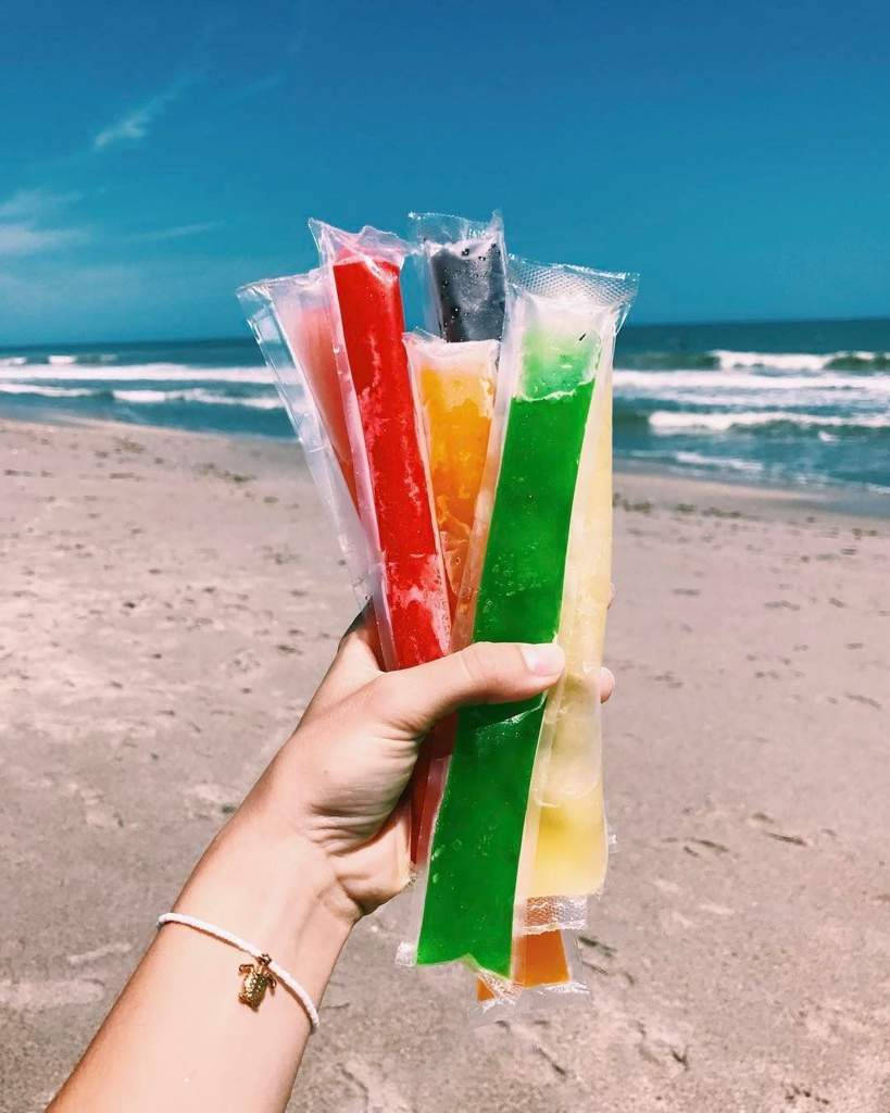 Ice Pops, Summer iPhone, bright blue sky, SD Phone Wallpaper
