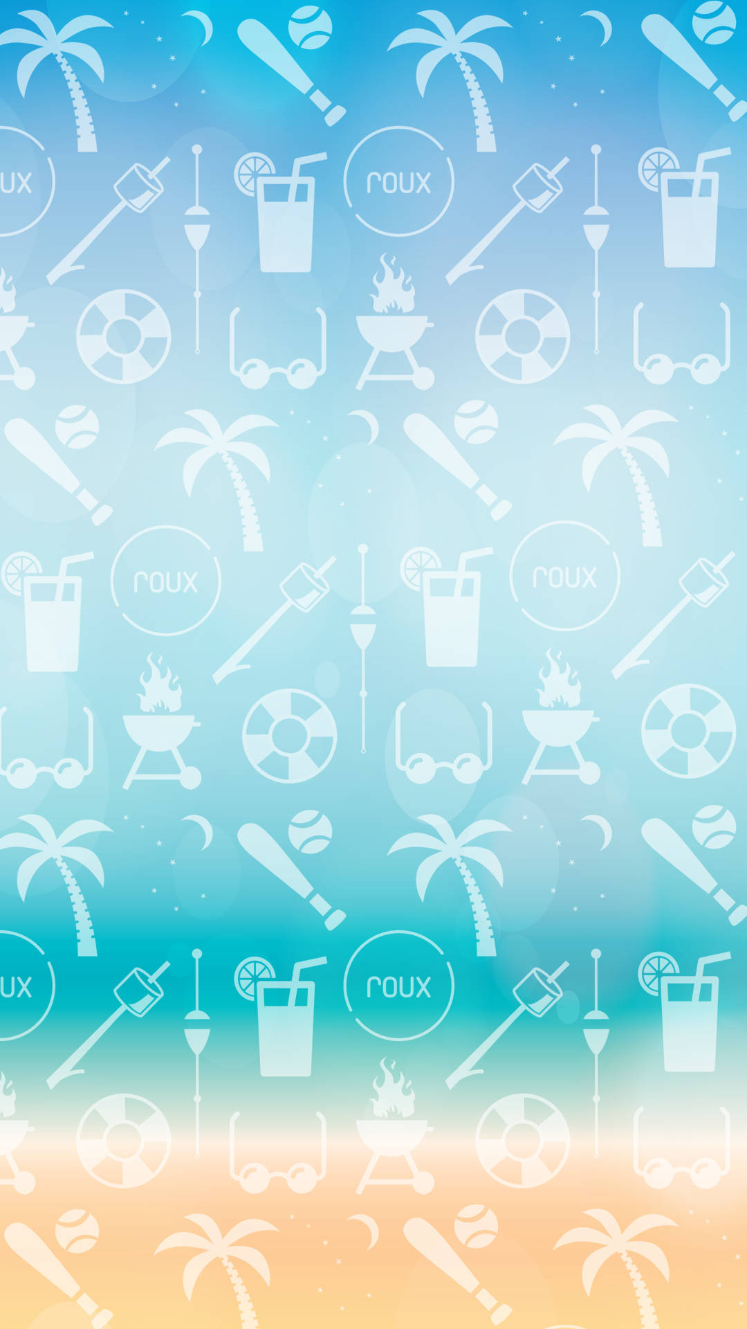 summer phone, beach-themed, palm trees, Full HD Phone Wallpaper