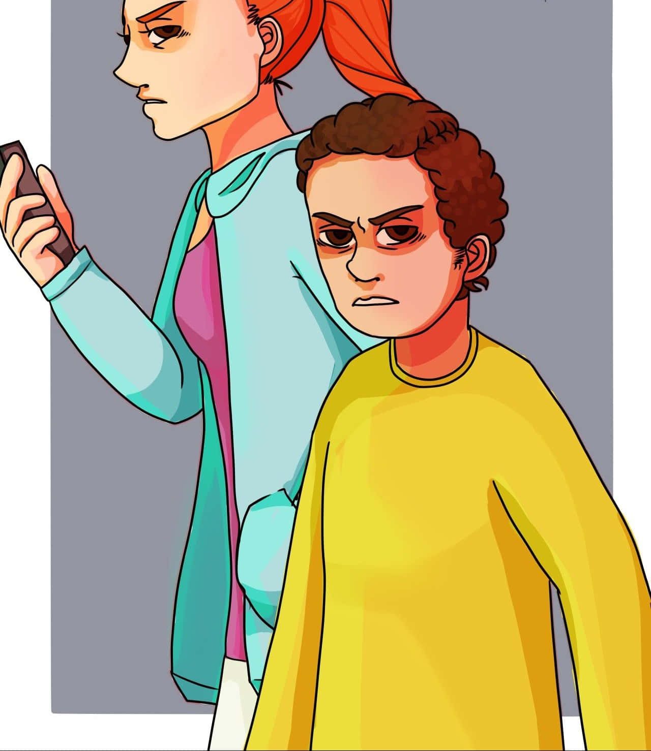 Summer Smith, yellow sweater, teal jacket, HD Phone Wallpaper