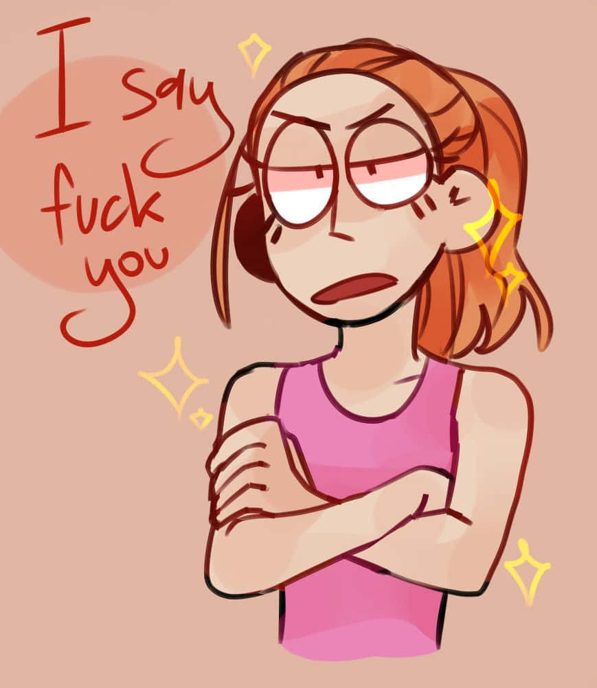 Summer Smith, red hair, glasses, SD Phone Wallpaper