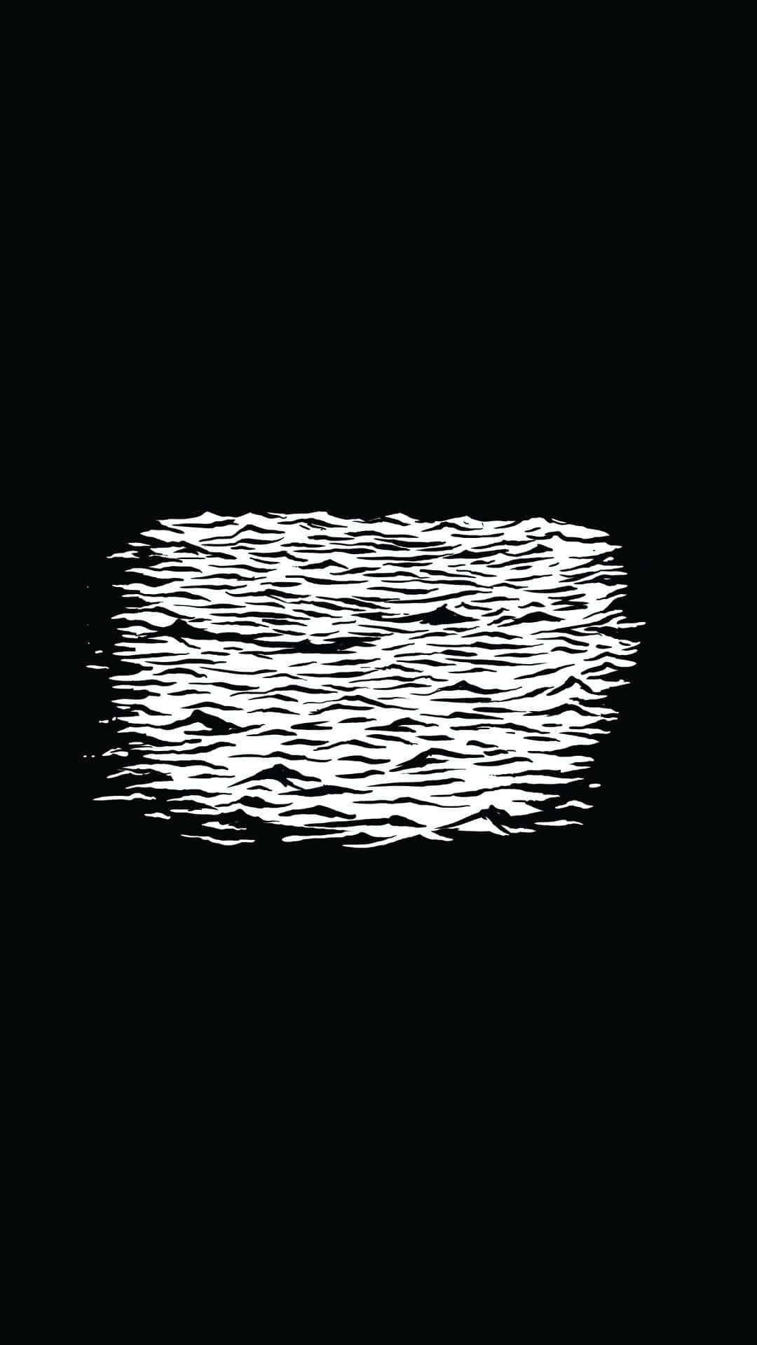 Summer Time iPhone, black background, white abstract wave pattern, Full HD Phone Wallpaper