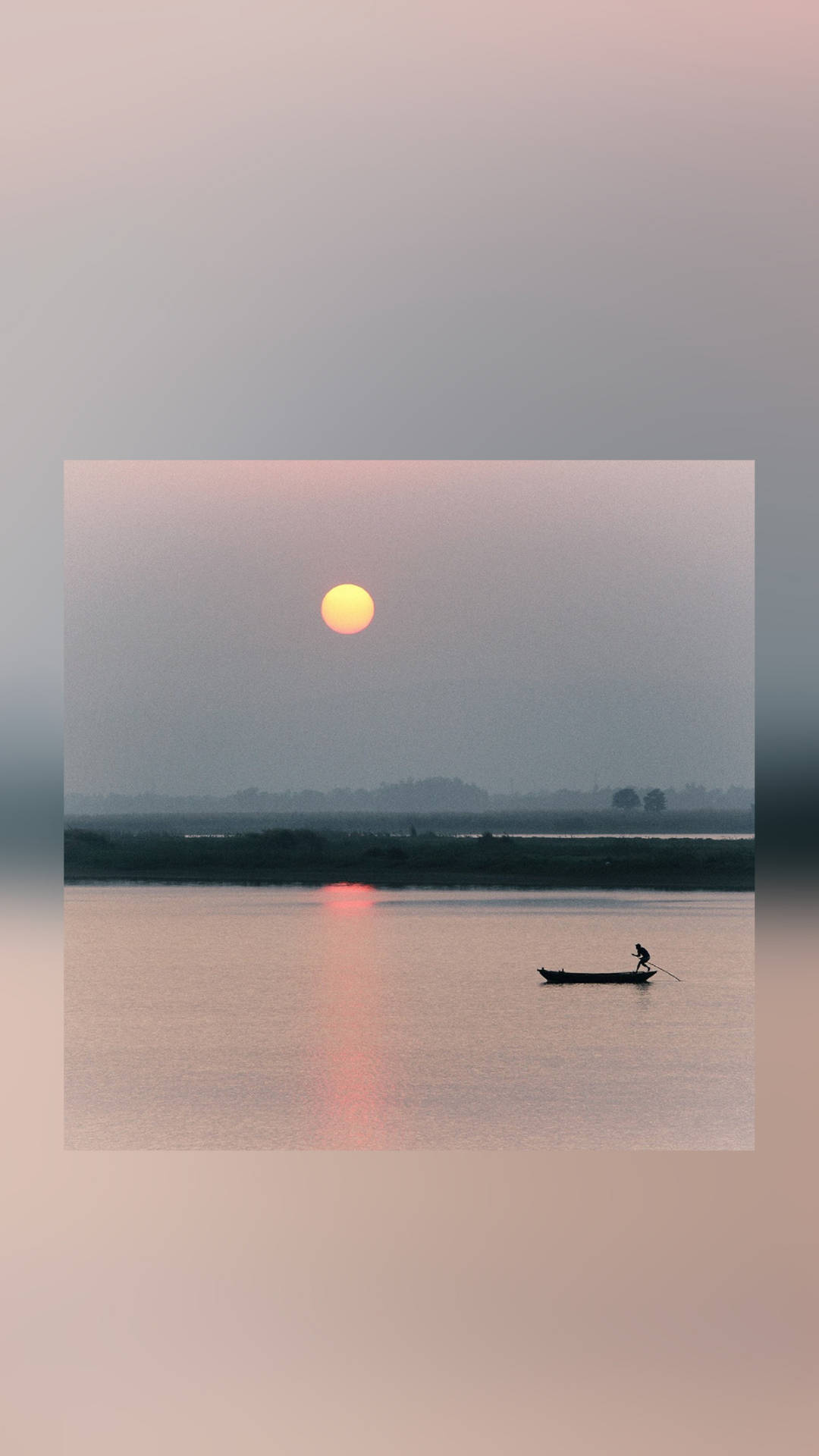 Summer Vibes River, river, sunset, Full HD Phone Wallpaper