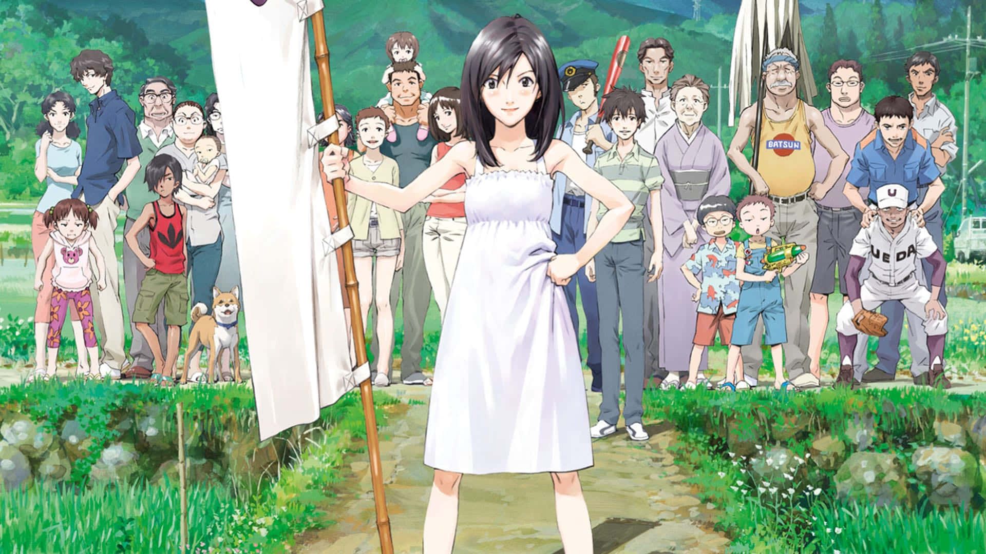 Summer Wars, 1920 x 1080, white dress, Full HD Desktop Wallpaper
