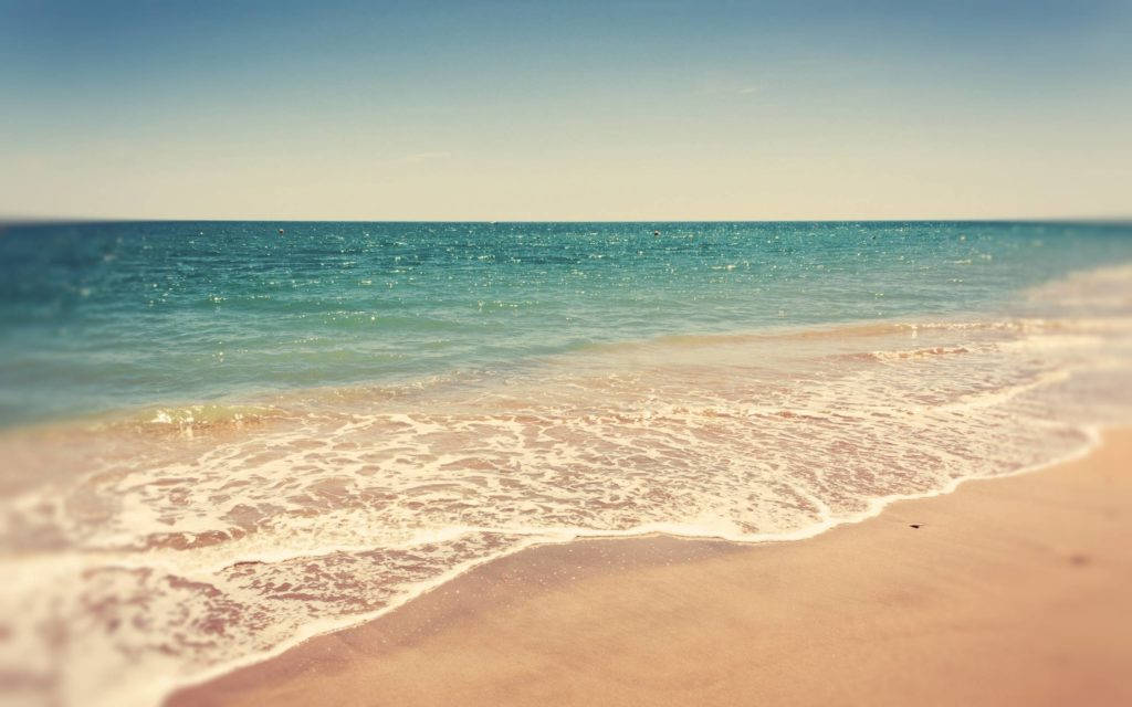 seashore, waves, turquoise, SD Desktop Wallpaper