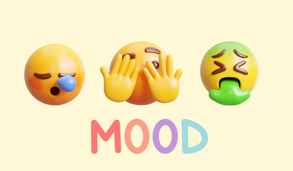 3d-rendered emojis, crying, laughing, SD Desktop Wallpaper