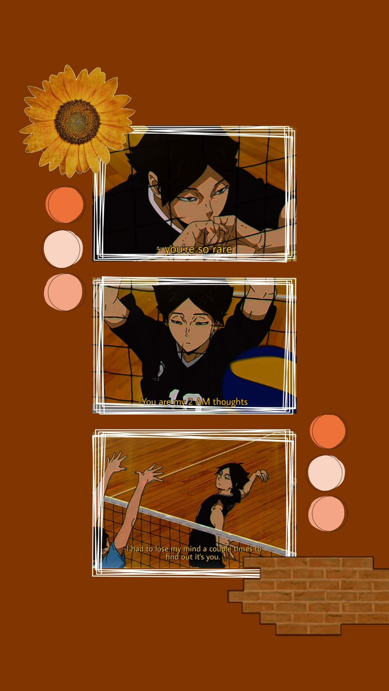 Suna Rintarou, volleyball player, sunflower, Full HD Phone Wallpaper