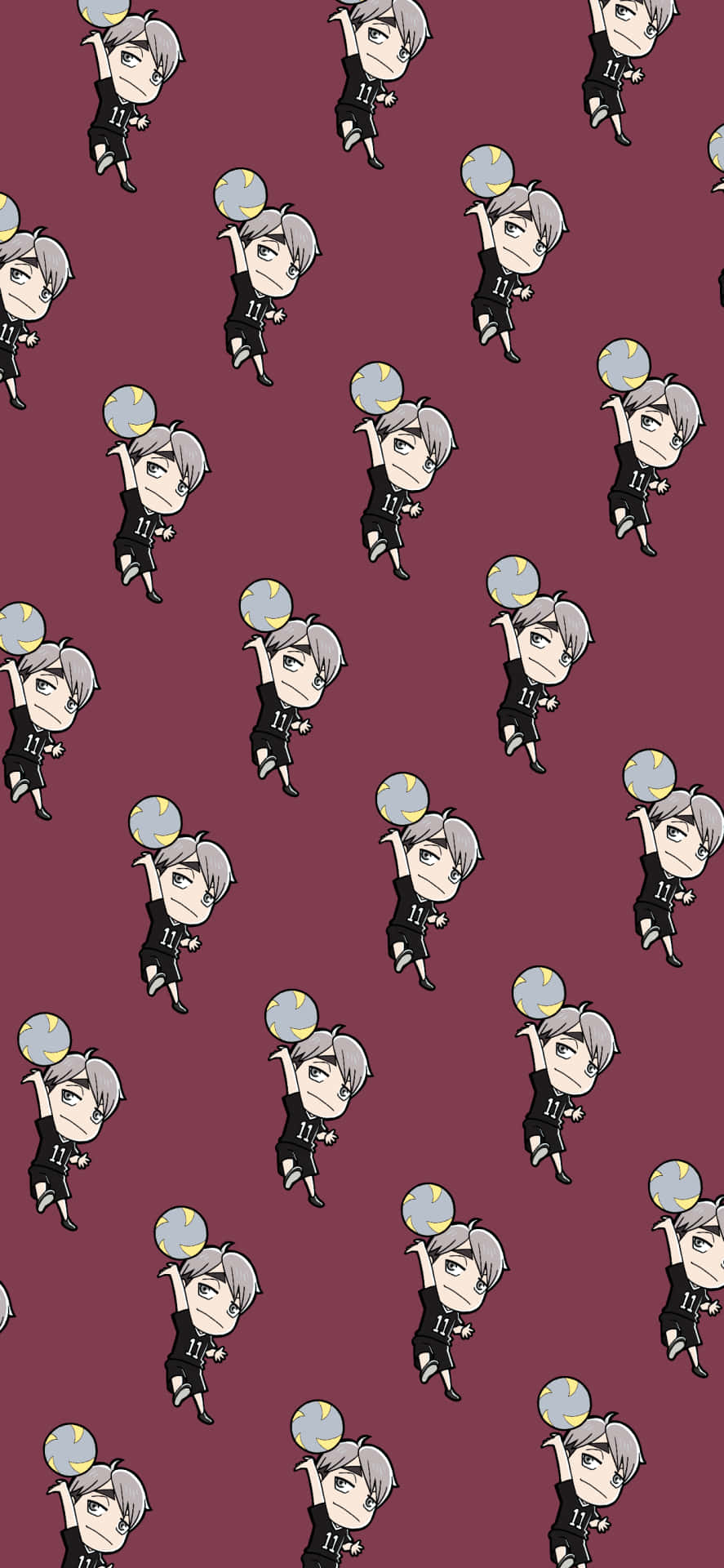 Suna Rintarou, chibi anime character, black uniform, Full HD Phone Wallpaper