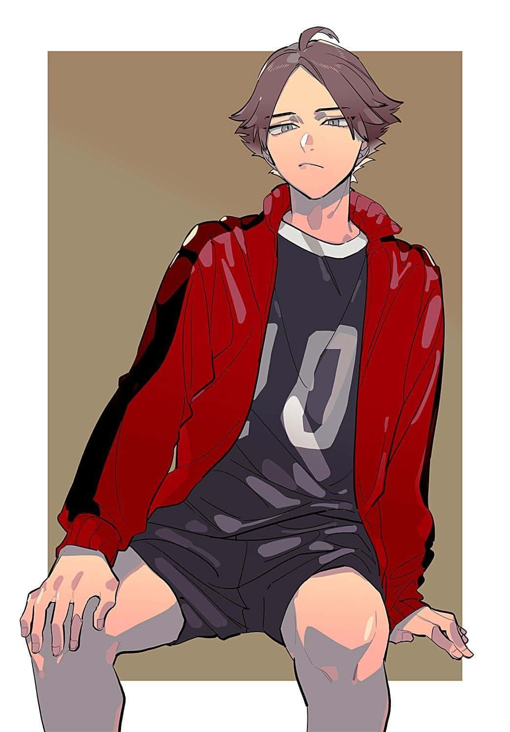 Suna Rintarou, red jacket, black jersey, HD Phone Wallpaper