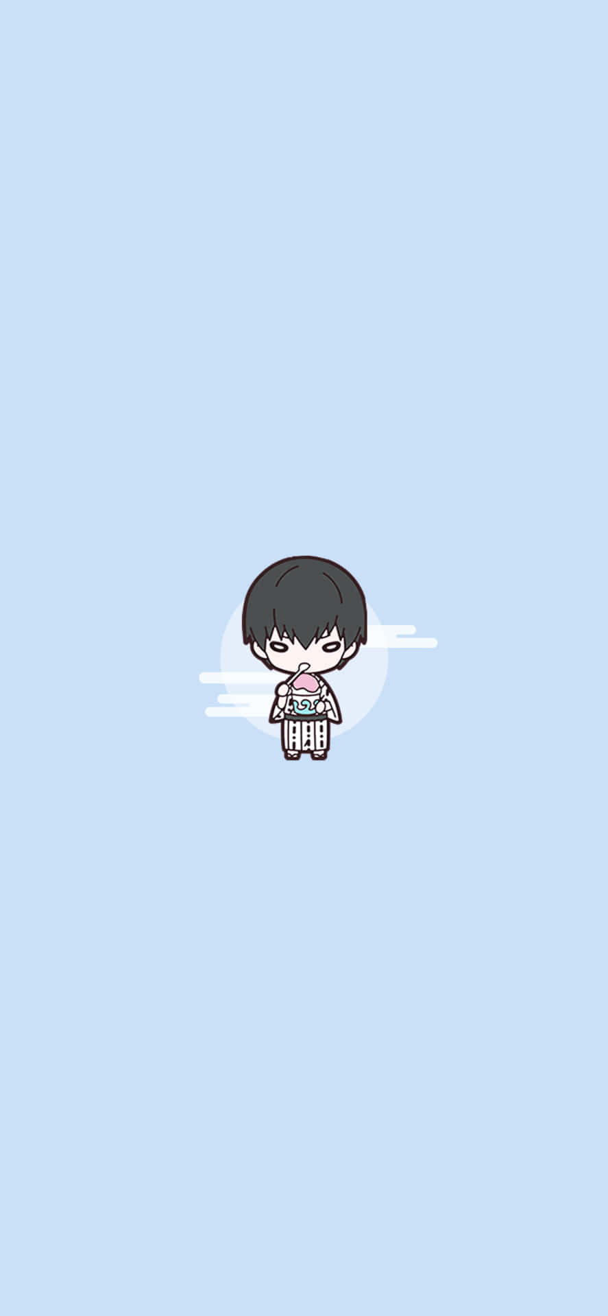 Suna Rintarou, chibi anime character, dark hair, Full HD Phone Wallpaper