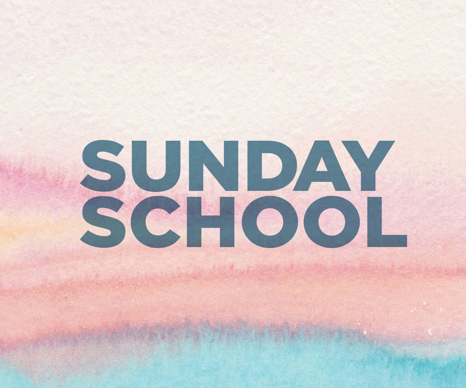 Sunday School, watercolor gradient, pink peach, HD Desktop Wallpaper