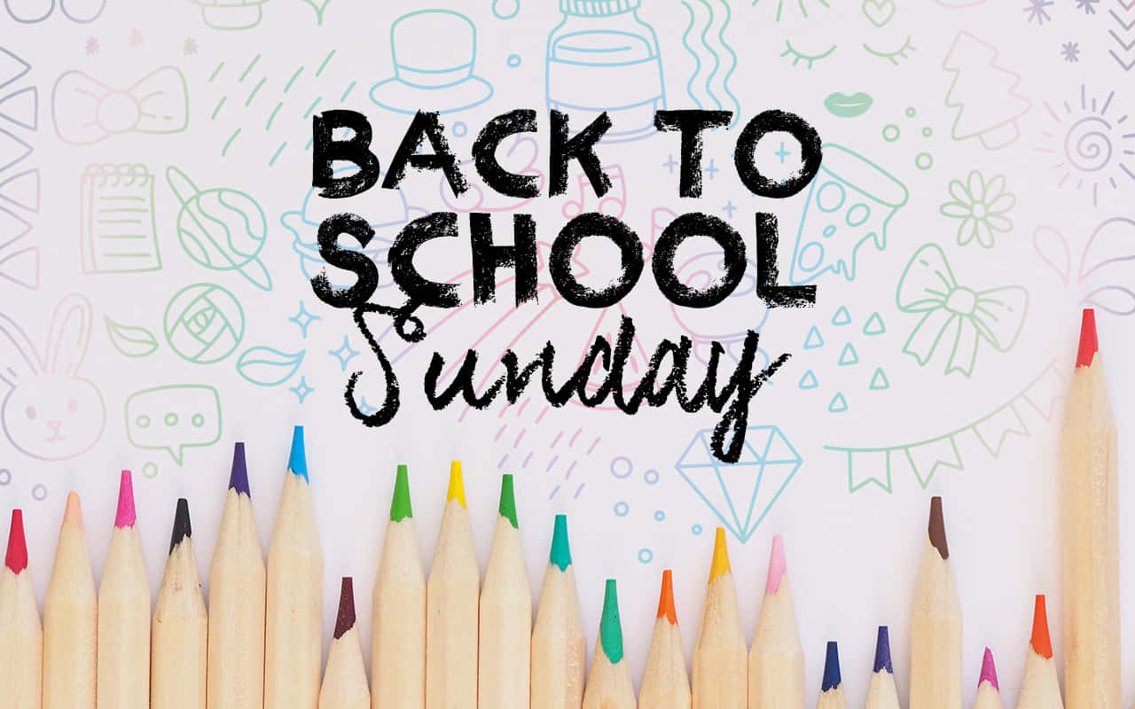 Sunday School, BACK TO SCHOOL, white background, HD Desktop Wallpaper