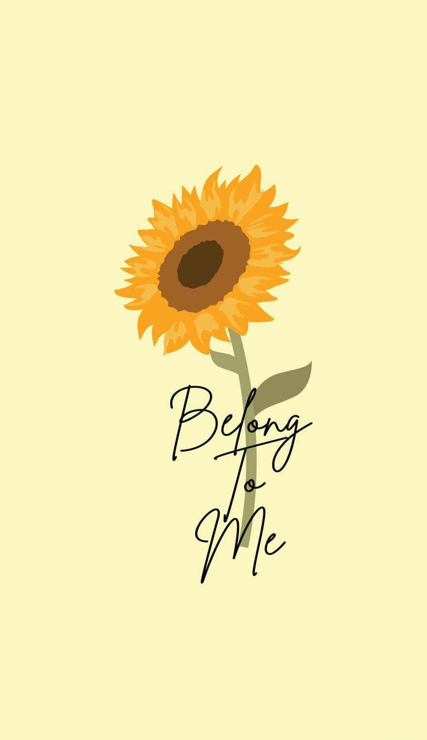 sunflower aesthetic iphone, bold yellow petals, brown center, HD Phone Wallpaper