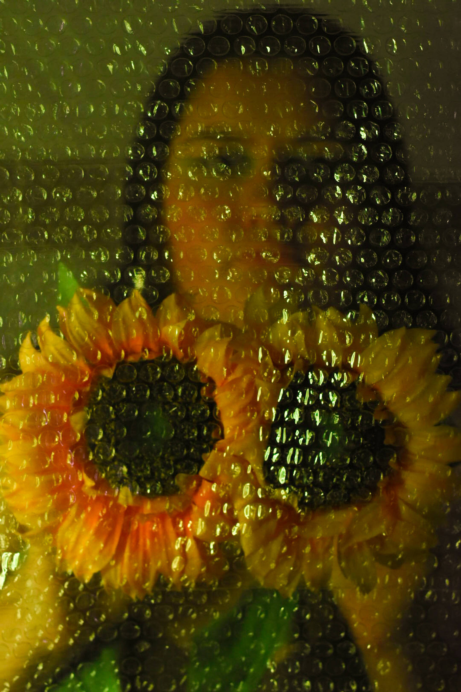 sunflower aesthetic, vibrant sunflowers, warm golden light, 2K Phone Wallpaper