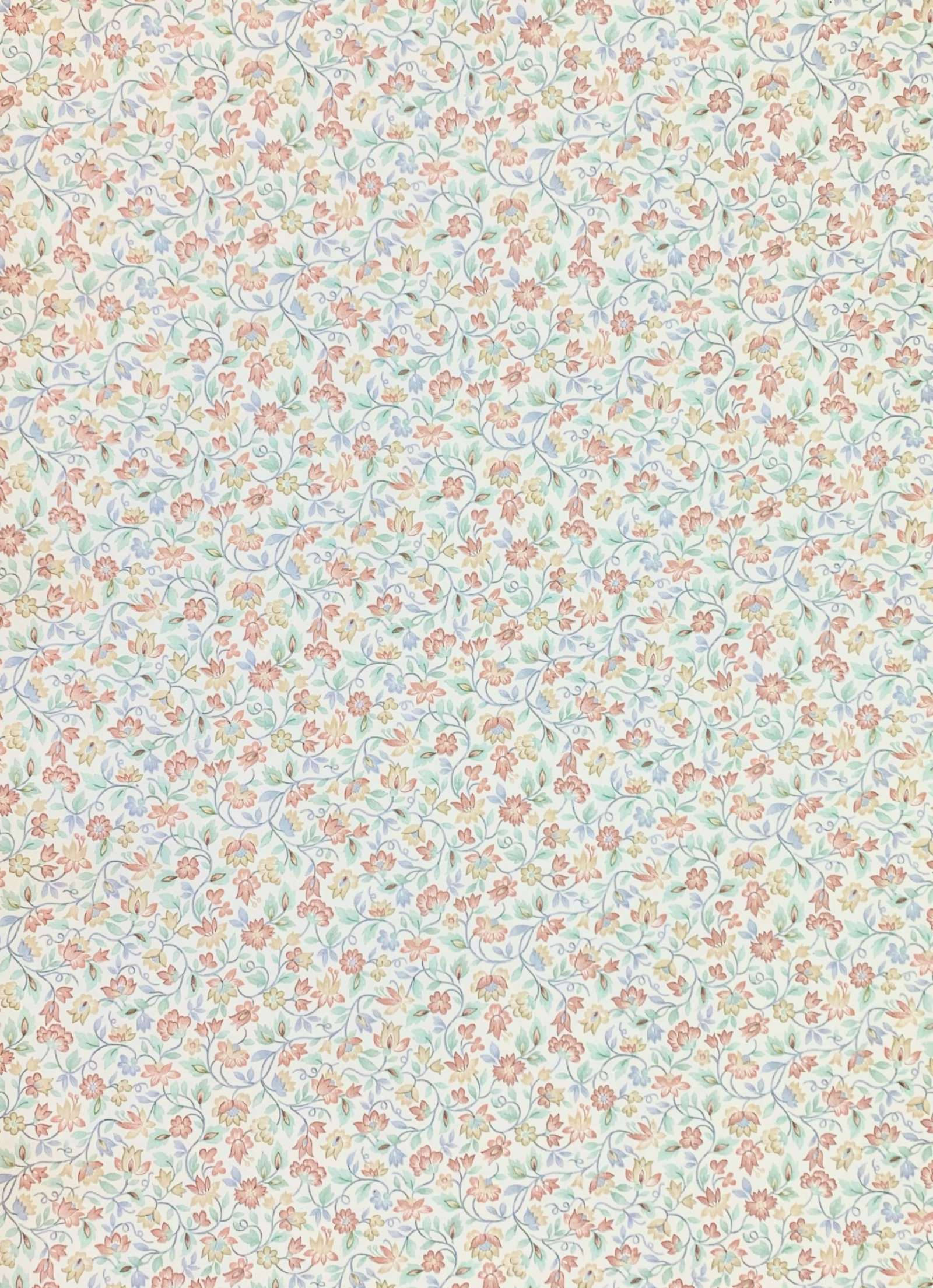 floral peach phone, peach pink, mint green, Full HD Phone Wallpaper