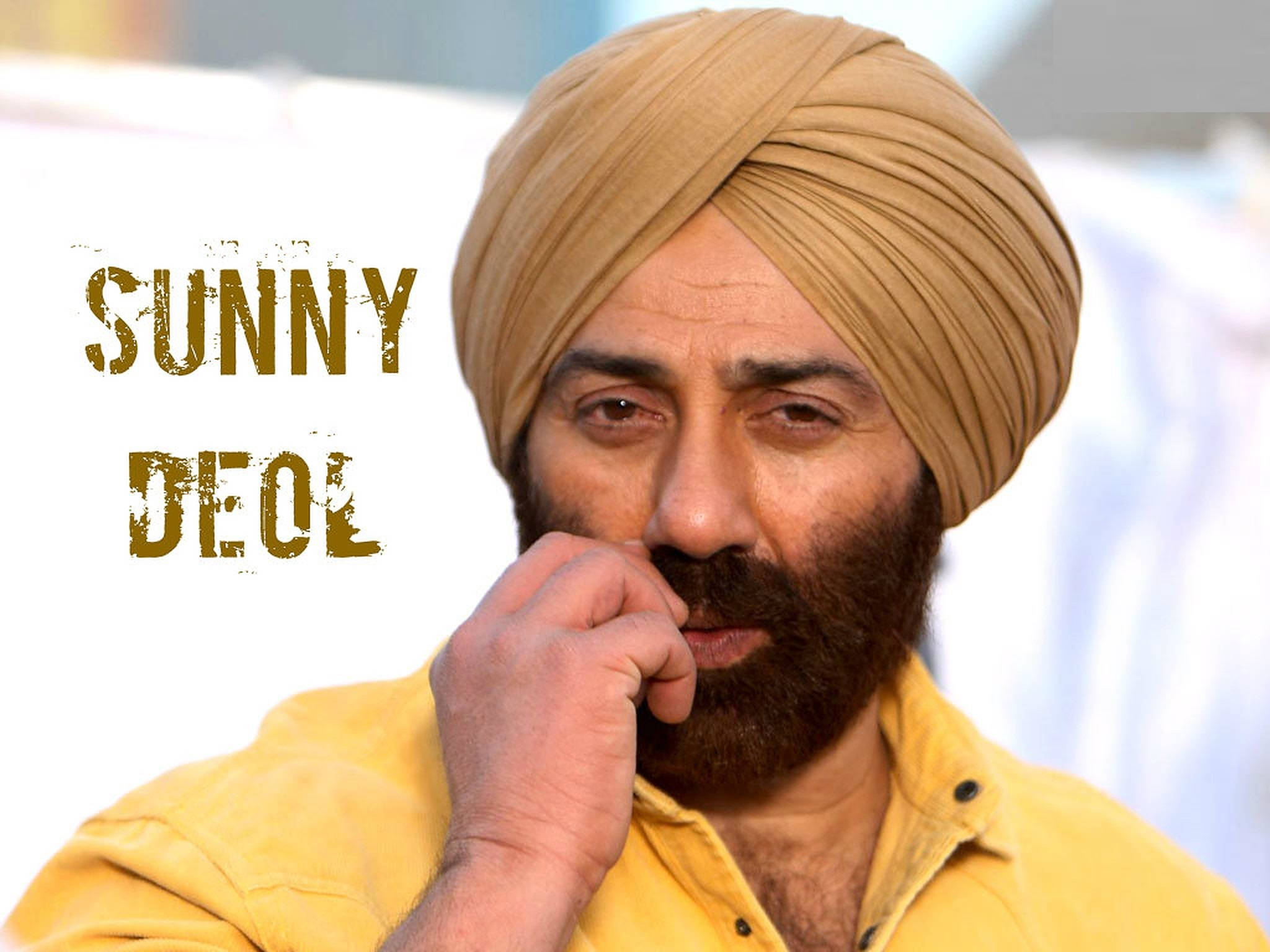 Sunny Deol, brown turban, tan turban, Full HD Desktop Wallpaper