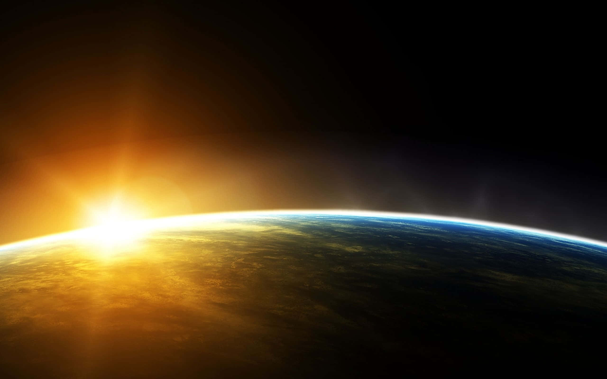 Sunrise Desktop, Earth, sunrise, 2K Desktop Wallpaper