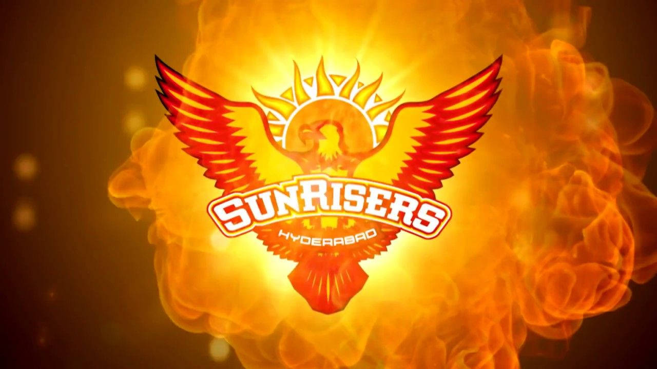 Sunrisers Hyderabad, burning flame logo, fiery phoenix logo, HD Desktop Wallpaper