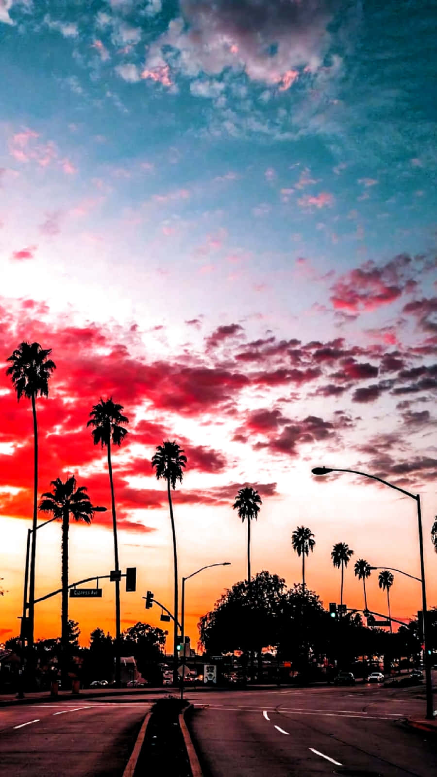 sunset, ocean sunset, fiery reds and oranges, HD Phone Wallpaper