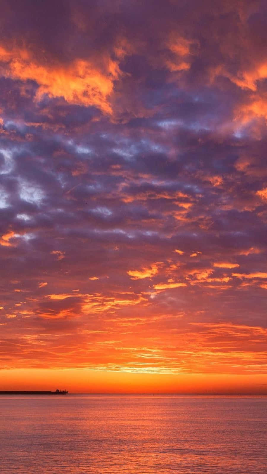 Sunset Photography, Ocean Sunset, fiery sunset, HD Phone Wallpaper
