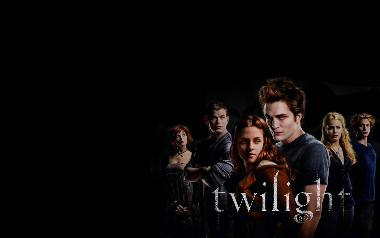 Twilight, six characters from Twilight, dramatic lighting, HD Desktop Wallpaper