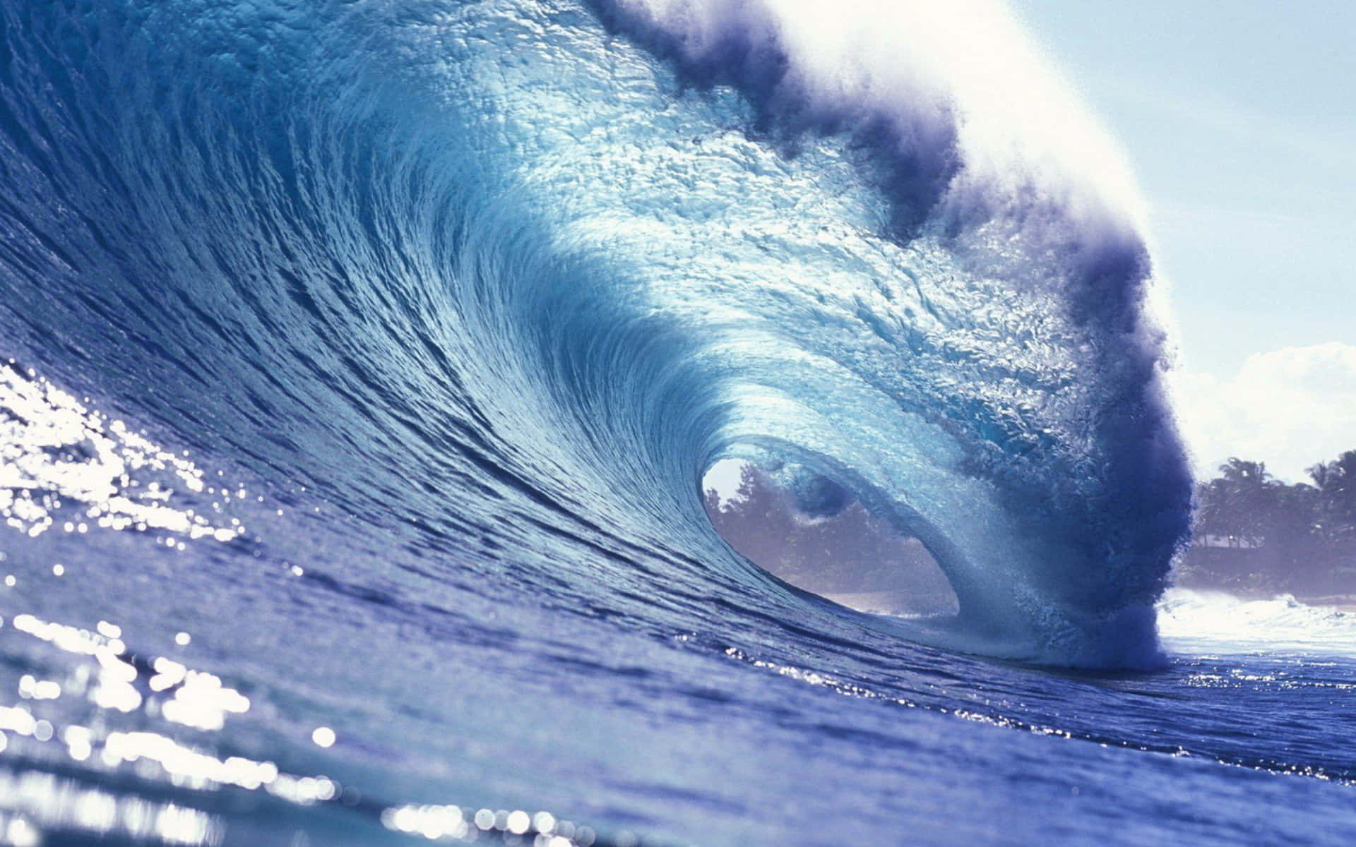 Tides, 1920 x 1200, turquoise, Full HD Desktop Wallpaper