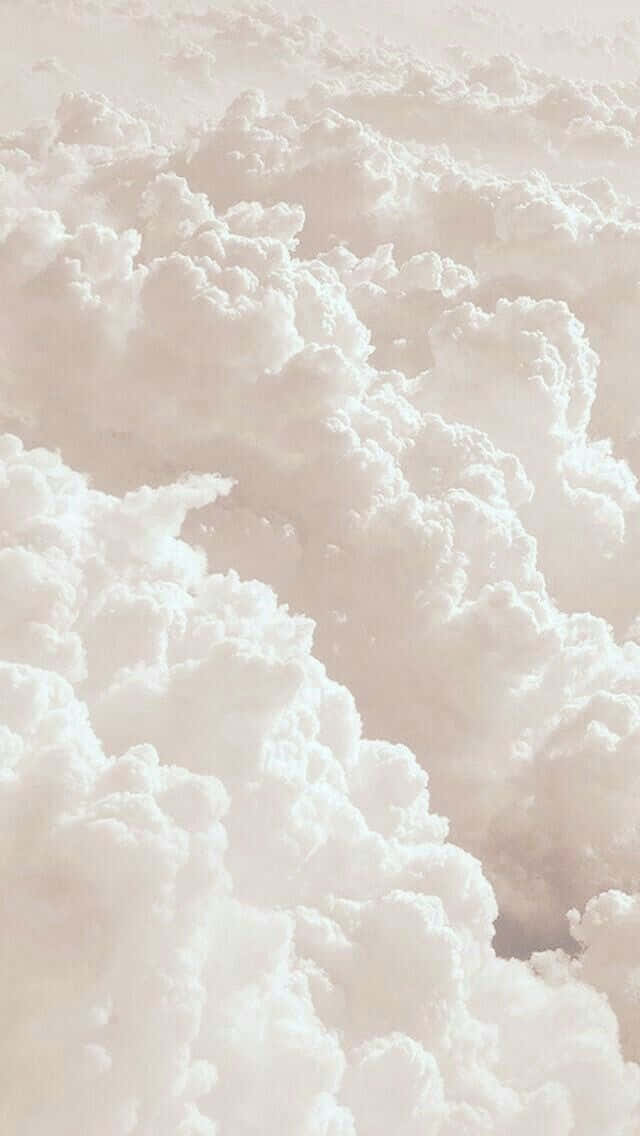 aesthetic sunset, soft textured blanket, fluffy white clouds, SD Phone Wallpaper