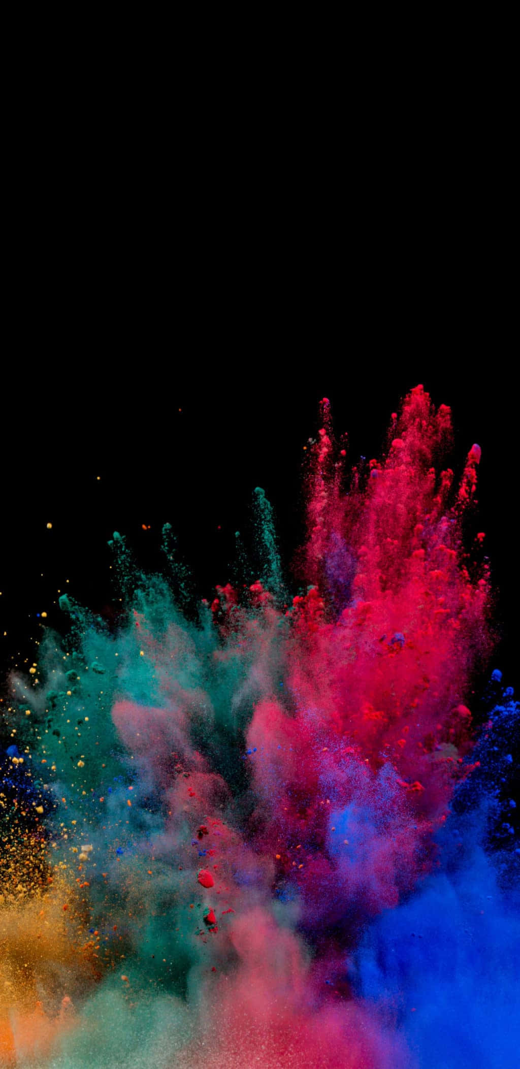 Super AMOLED, red, blue, Full HD Phone Wallpaper