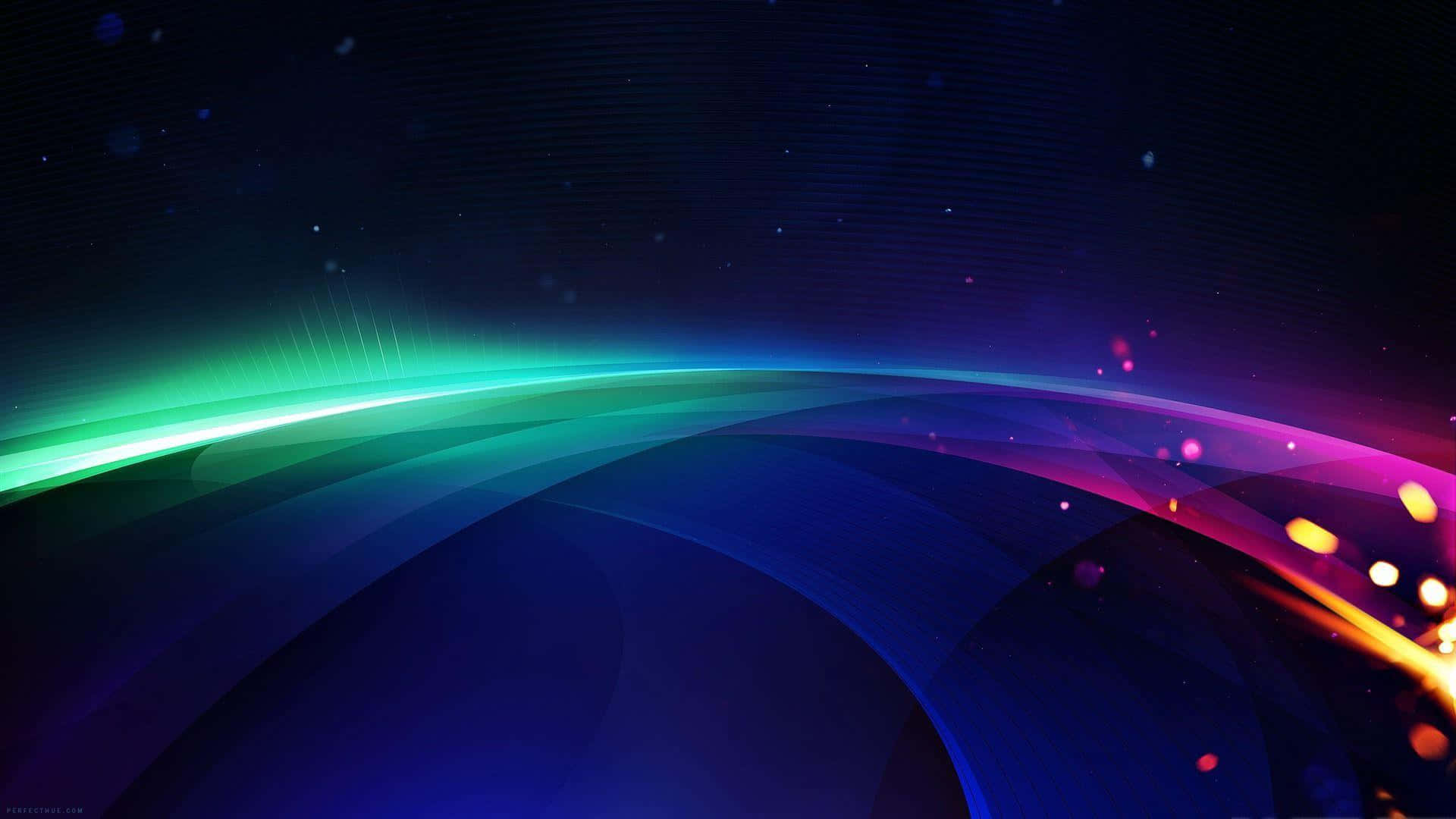 neon green, purple, orange, Full HD Desktop Wallpaper