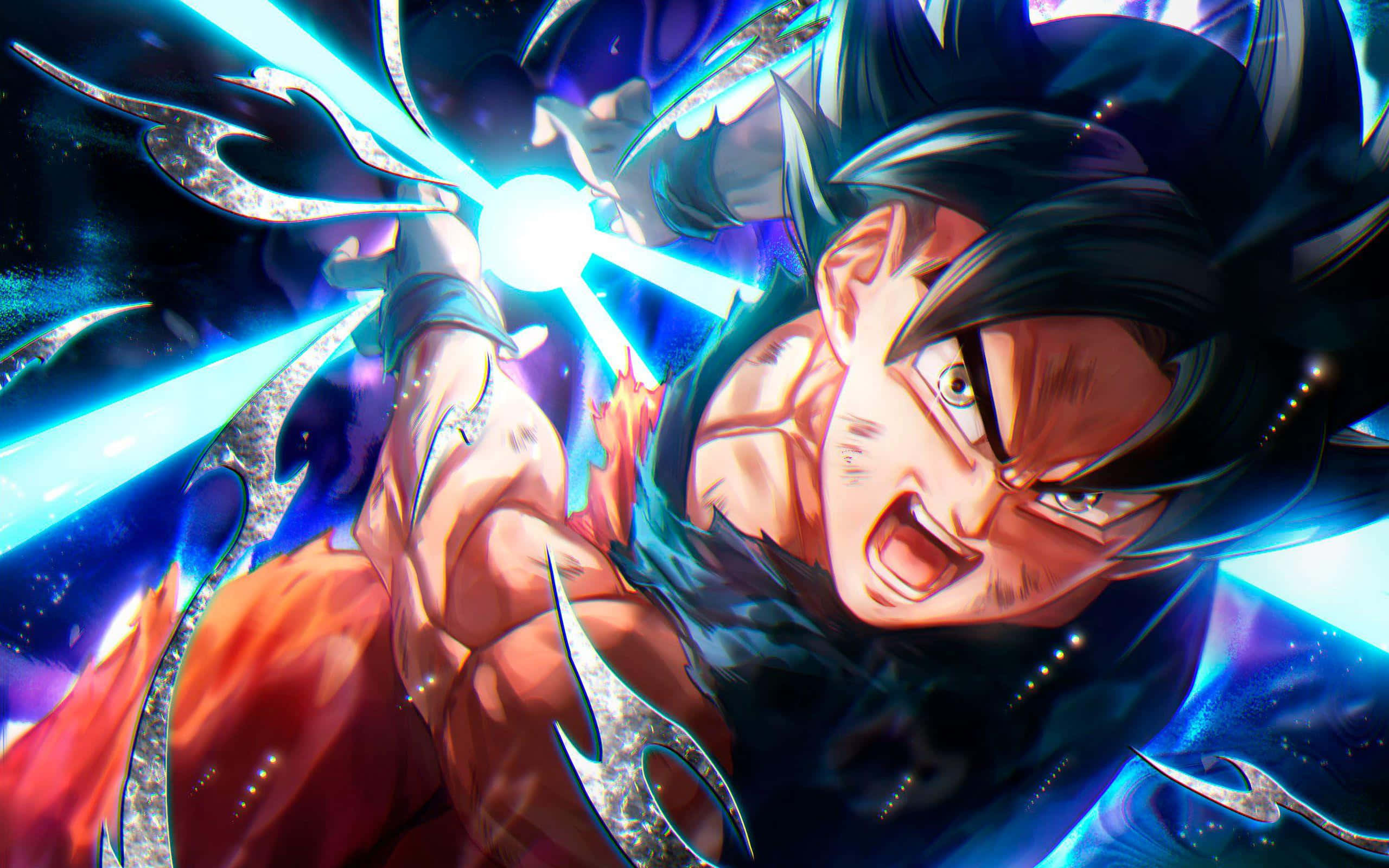 Super Dragon Ball, anime warrior, spiky black hair, 2K Desktop Wallpaper