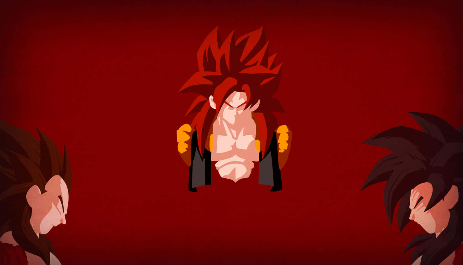 Super Saiyan 4, spiky hair, glowing with power, HD Desktop Wallpaper