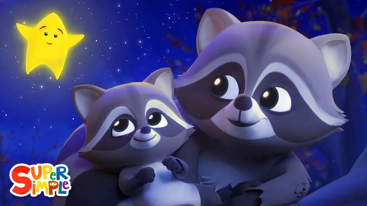 Hush Little Baby, Super Simple Songs, cartoon raccoon, HD Desktop Wallpaper