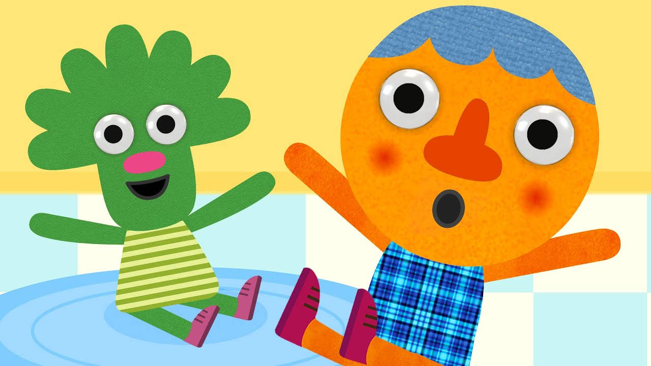 Noodle Broccoli, Super Simple Songs, cartoon characters, HD Desktop Wallpaper