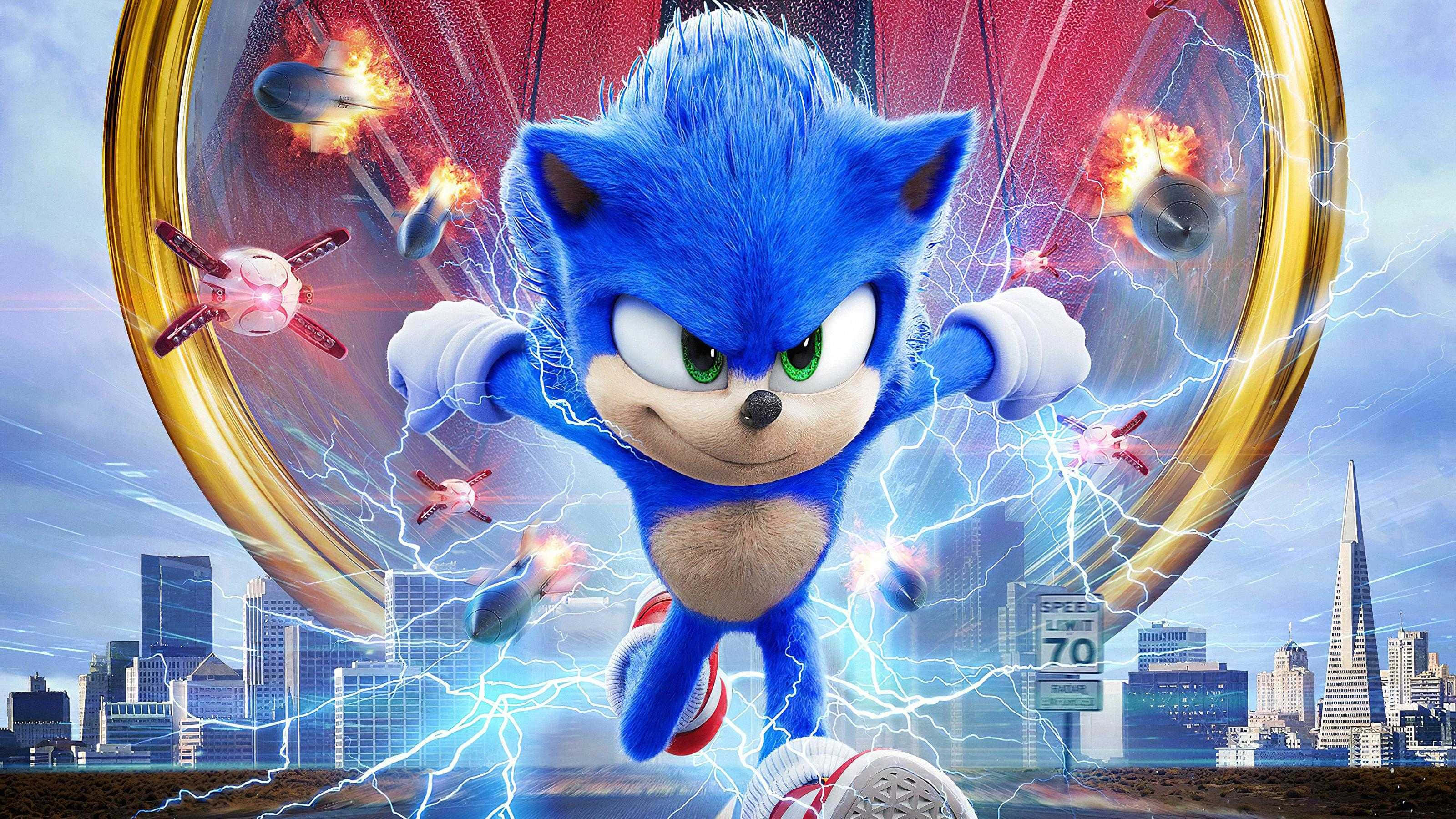 Super Sonic, Sonic, blue hedgehog, 2K Desktop Wallpaper