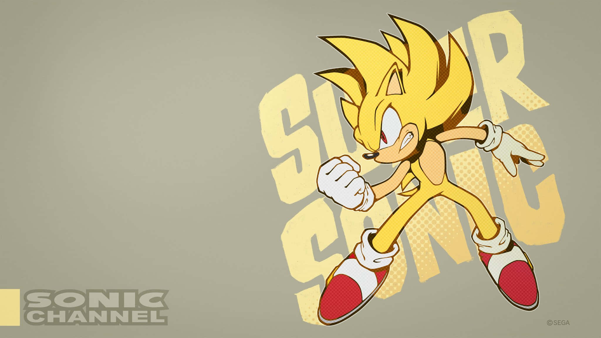 Super Sonic, Golden Super Sonic, dynamic motion lines, Full HD Desktop Wallpaper