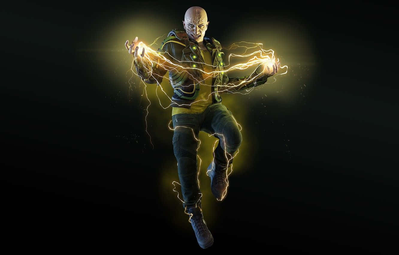 Super Villain, bald man, jacket and jeans, HD Desktop Wallpaper