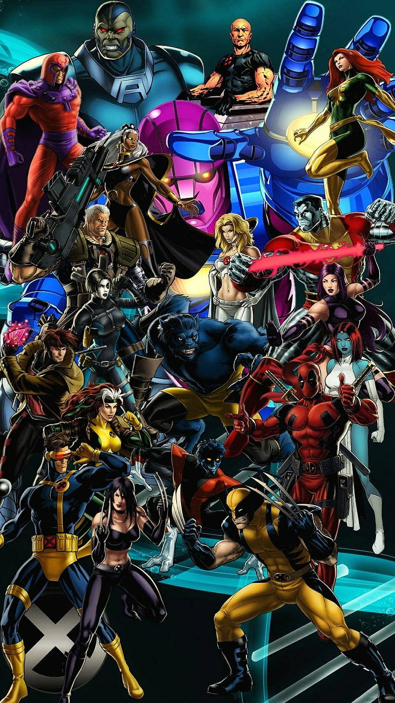 X-Men, mutants, comic book illustration, HD Phone Wallpaper