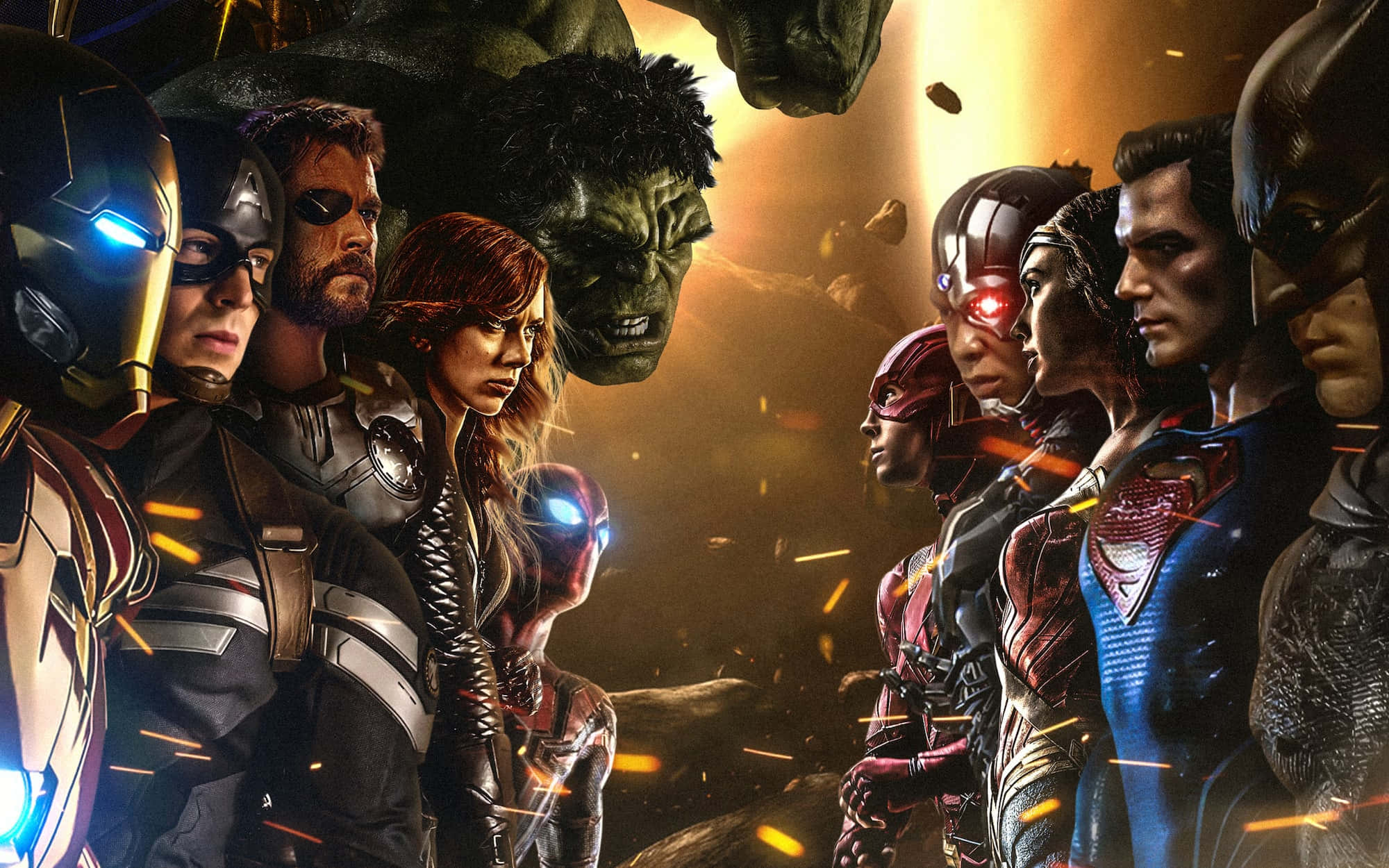 Superhero Movies, 2000 x 1250, glowing eyes, Full HD Desktop Wallpaper