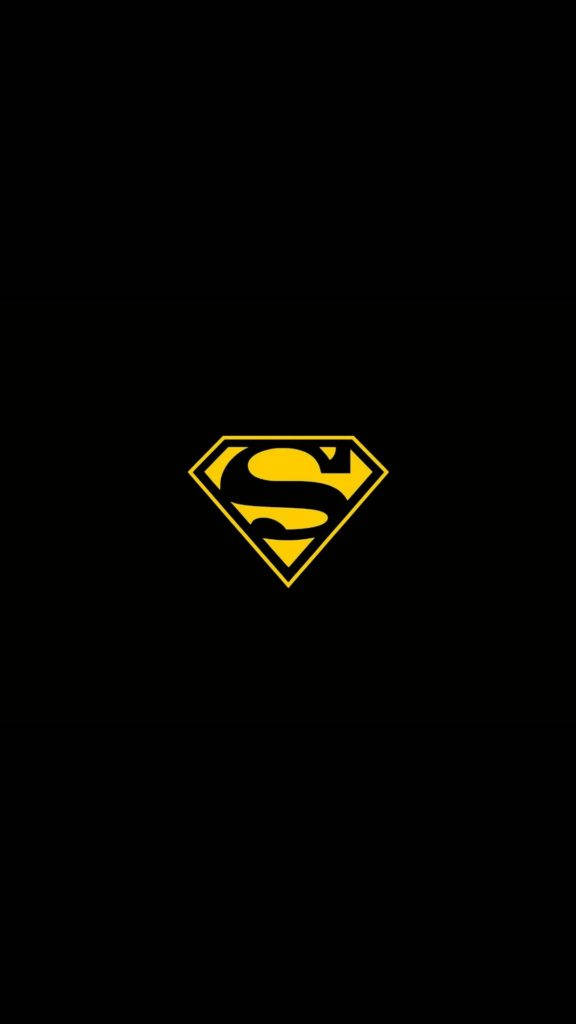Superman, iPhone, black, SD Phone Wallpaper