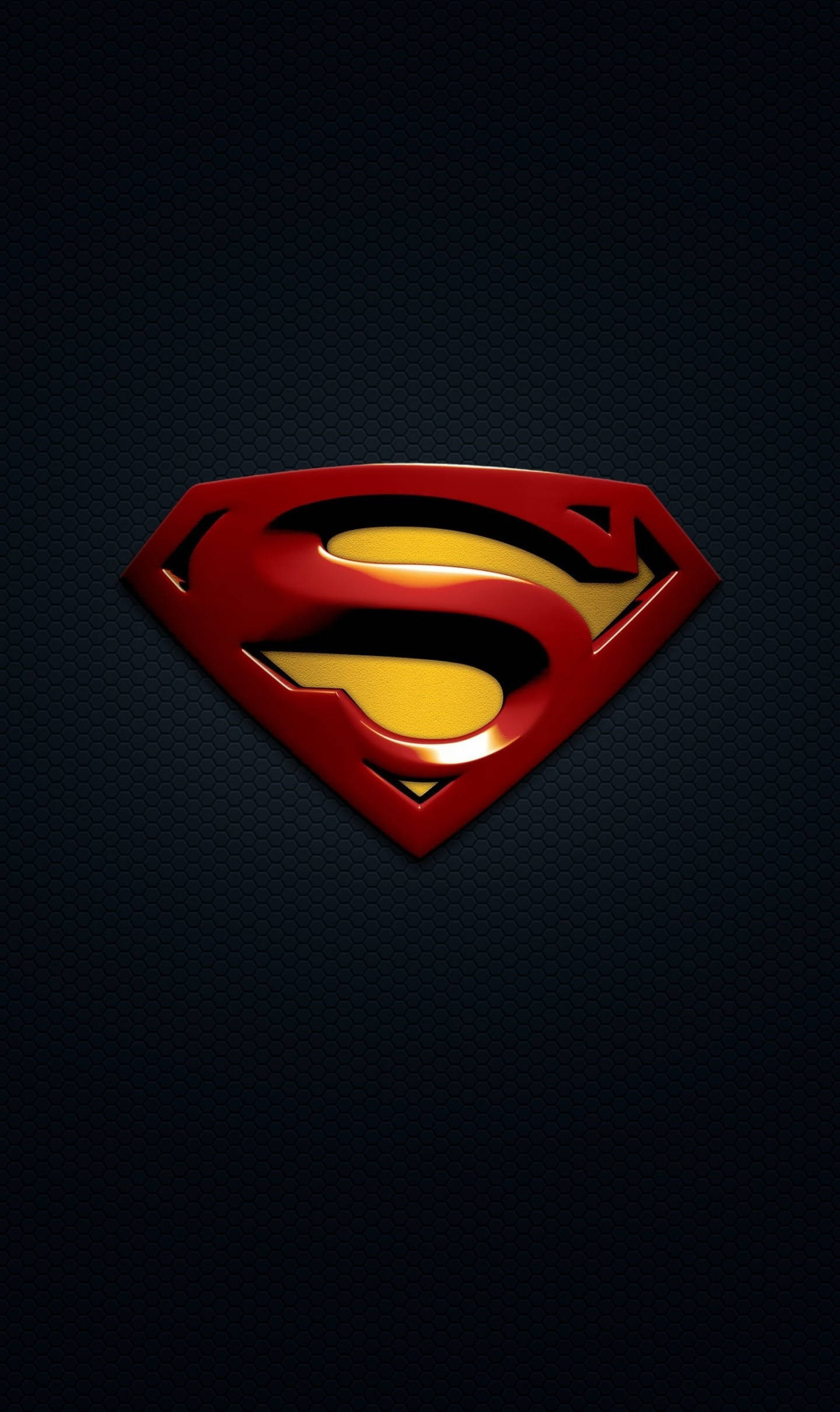 Superman, glossy, red, Full HD Phone Wallpaper