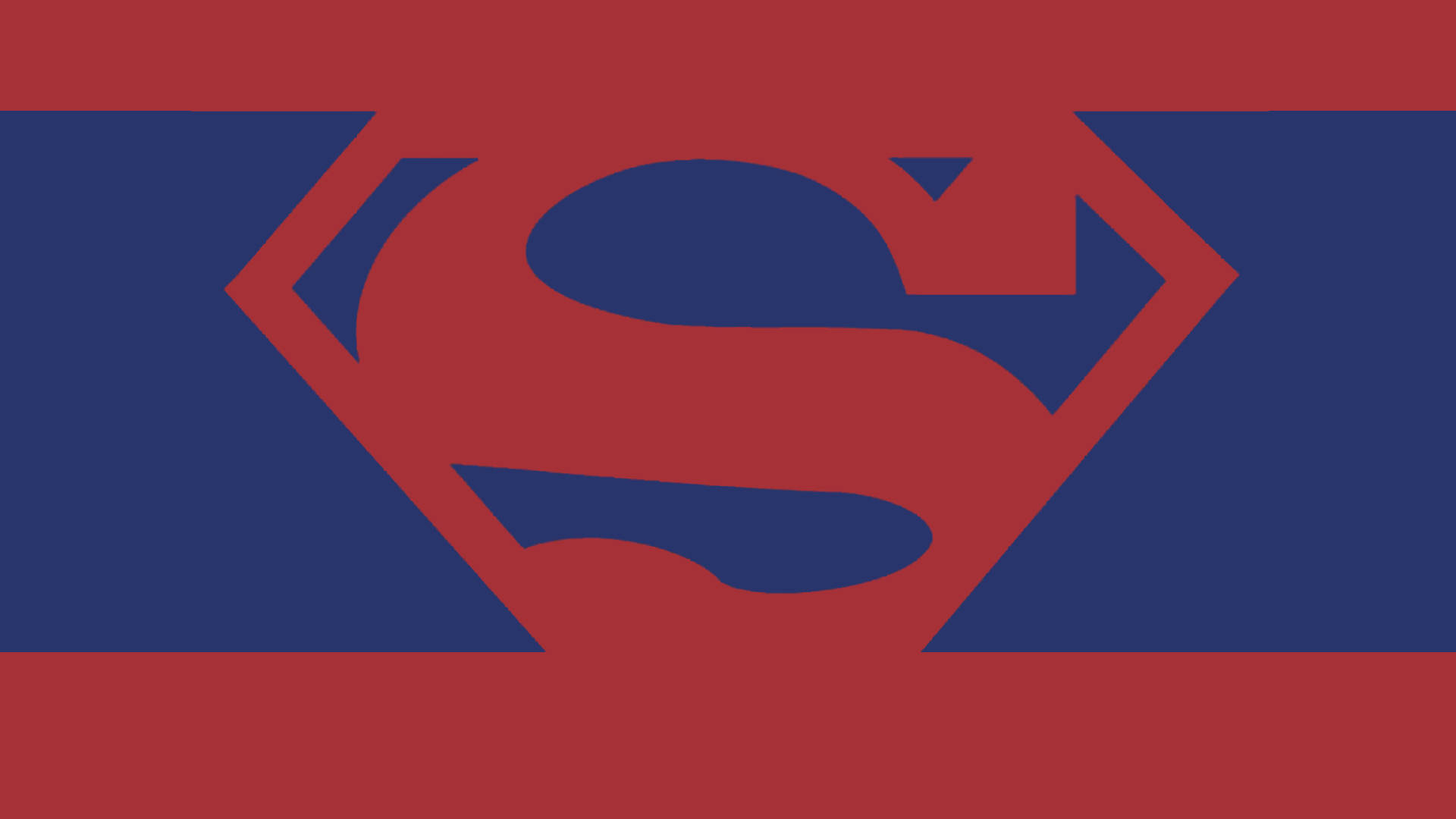Superman Logo, red, blue, Full HD Desktop Wallpaper