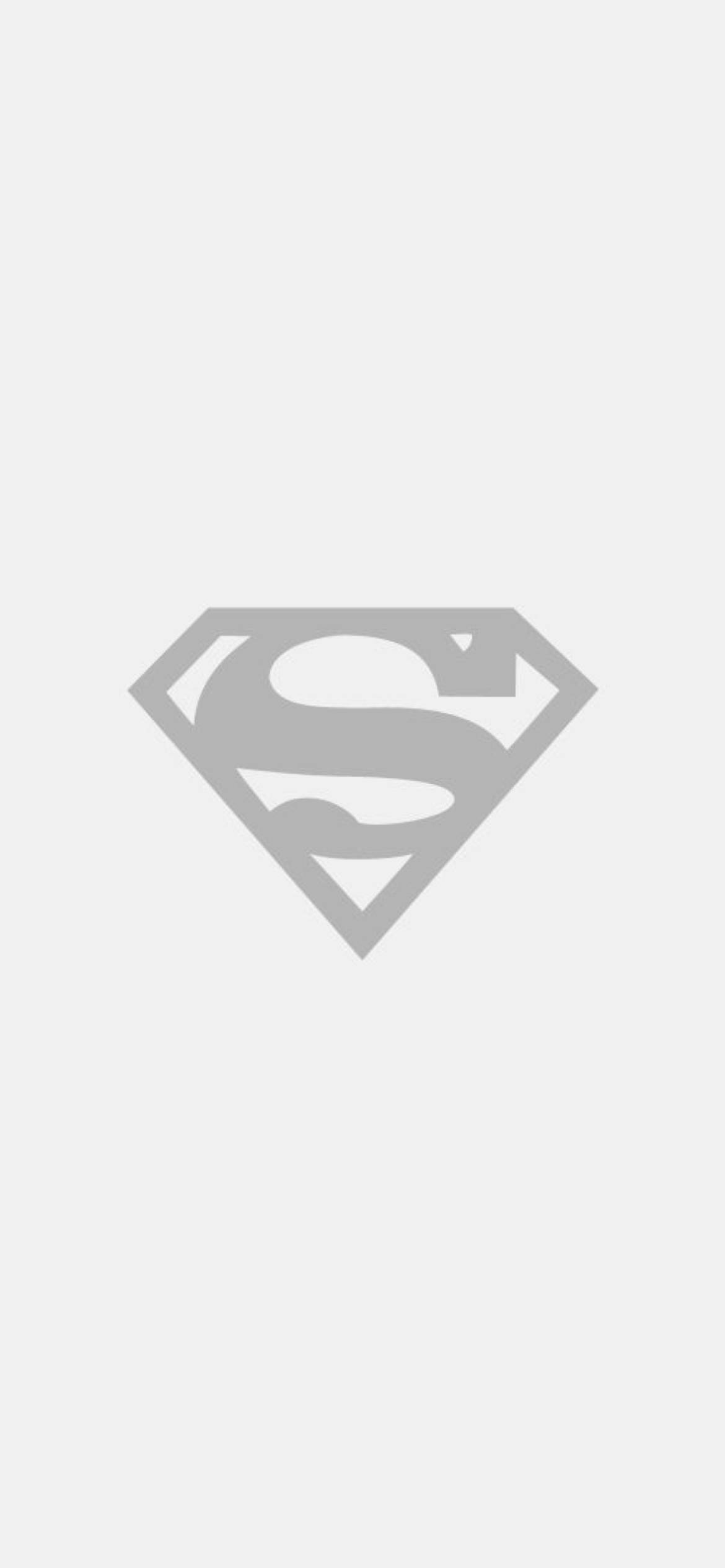 Superman Symbol, iPhone, gray, Full HD Phone Wallpaper