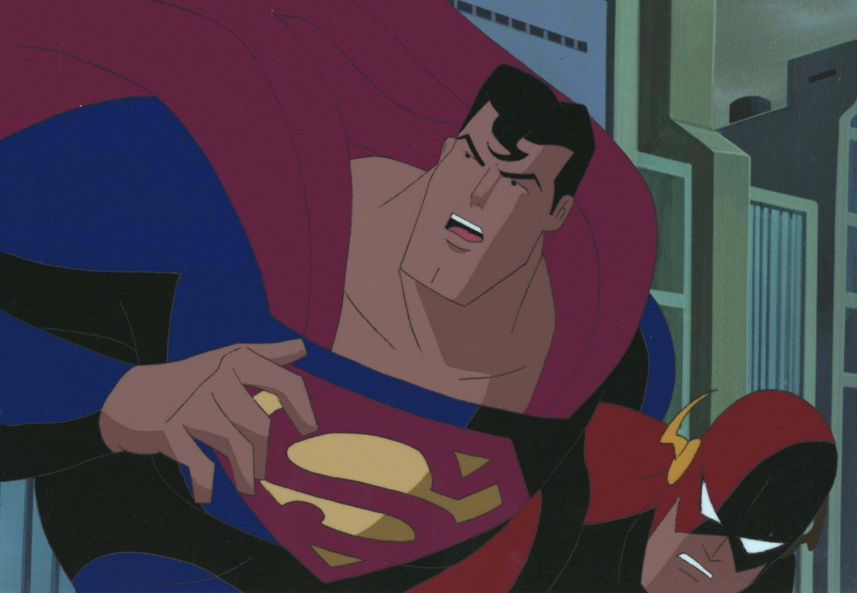 Superman: The Animated Series, Superman, blue and red costume, 2K Desktop Wallpaper