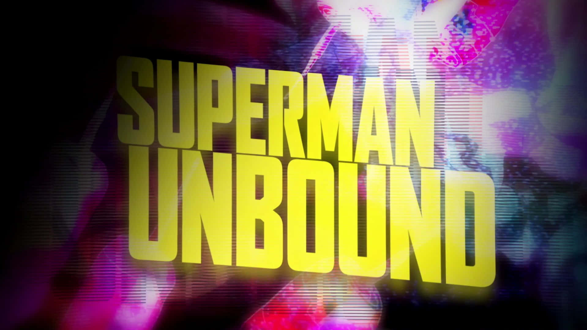 Superman Unbound, yellow, purple, HD Desktop Wallpaper