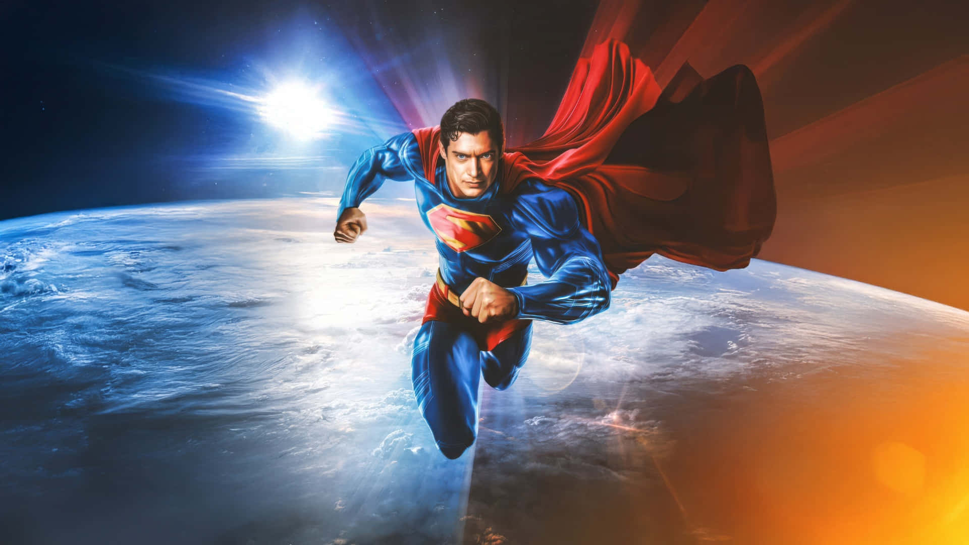 Superman, 2025, space flight, Full HD Desktop Wallpaper