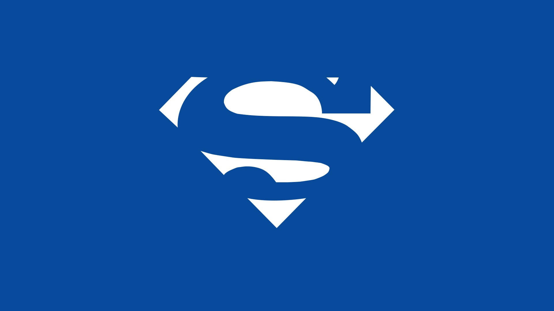 Superman, blue, white, Full HD Desktop Wallpaper